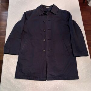 Lauren Ralph Lauren Timeless Navy Blue Car Coat/ Trench Coat, Size Men's 36S
